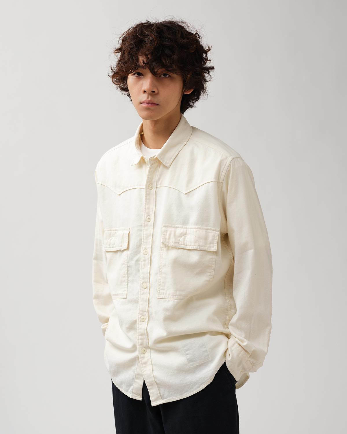 EXPLORER SHIRT COTTON SILK NEP TWILL