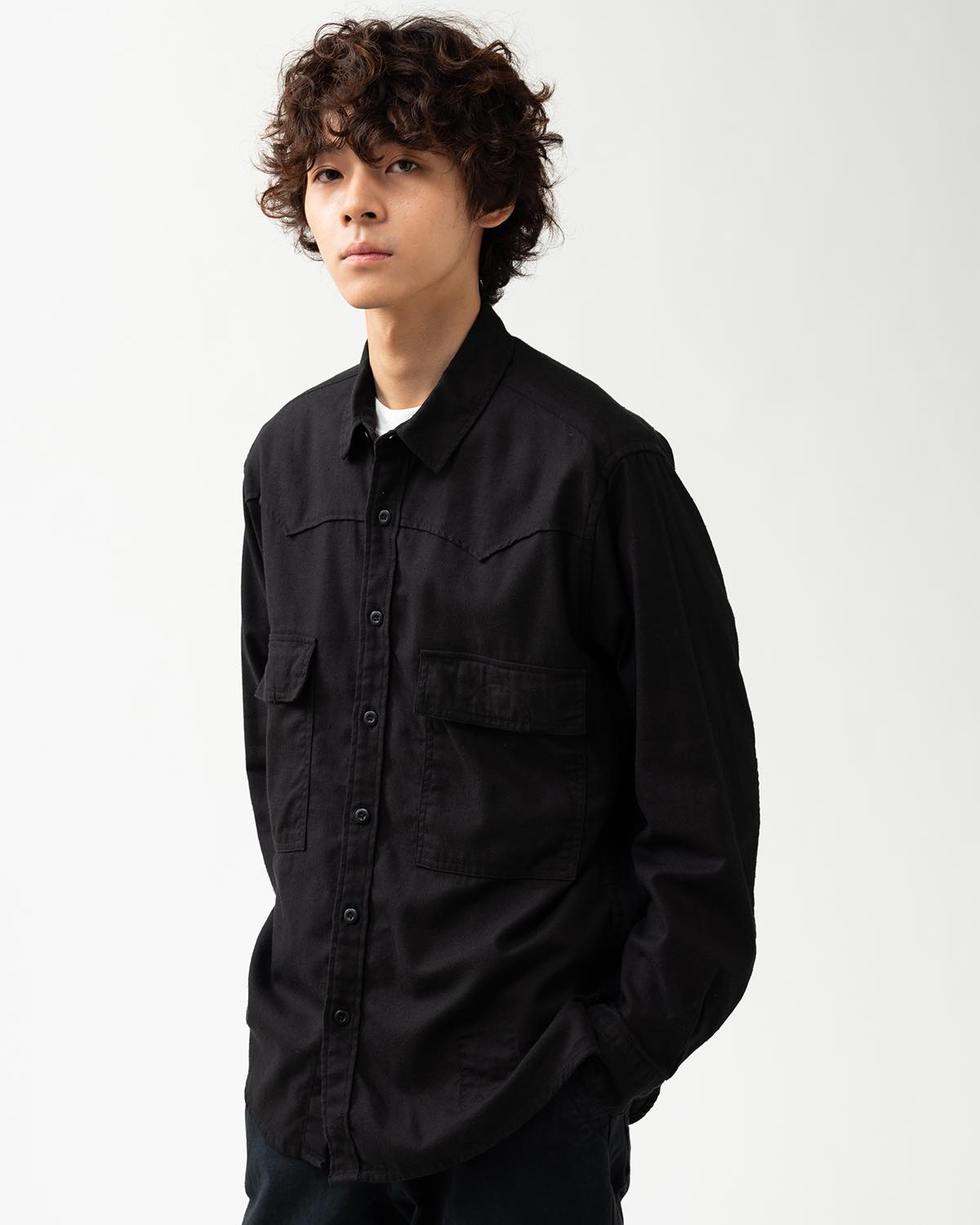 EXPLORER SHIRT COTTON SILK NEP TWILL