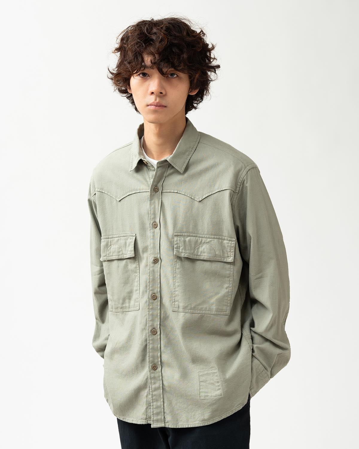 EXPLORER SHIRT COTTON SILK NEP TWILL