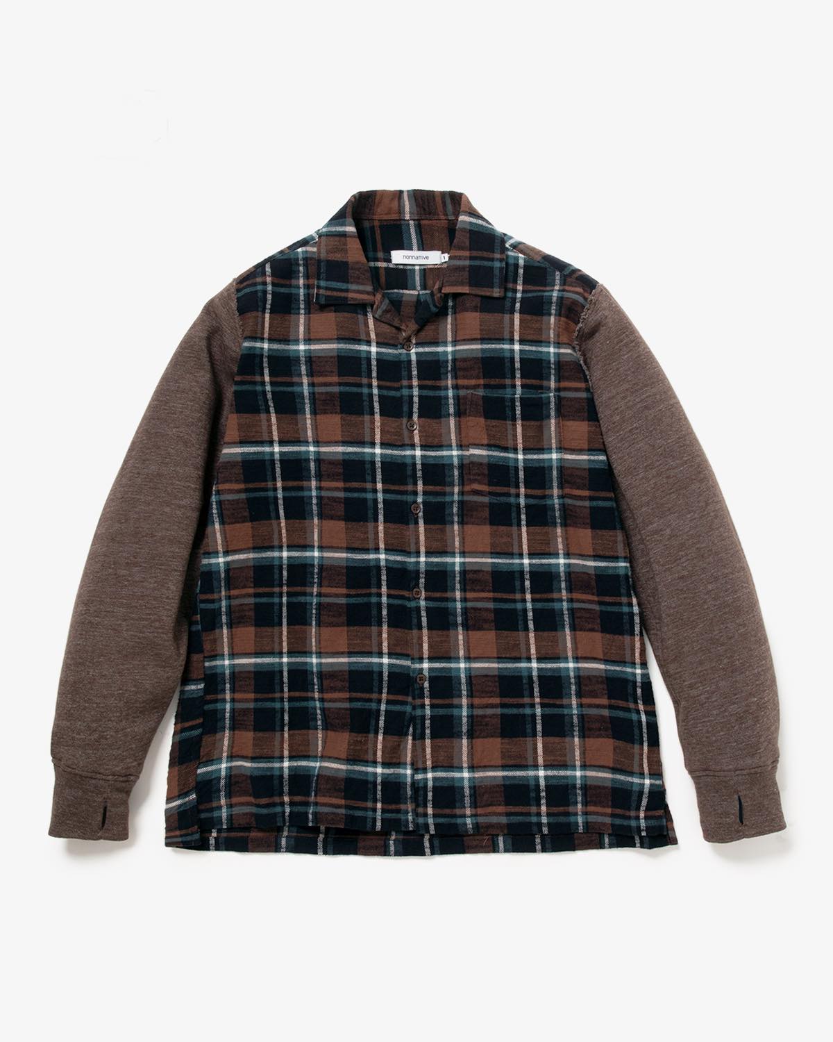 VOYAGER SHIRT COTTON SLUB FLANNEL CHECK