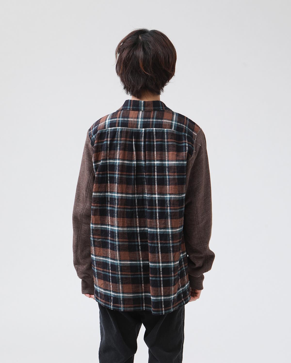 VOYAGER SHIRT COTTON SLUB FLANNEL CHECK