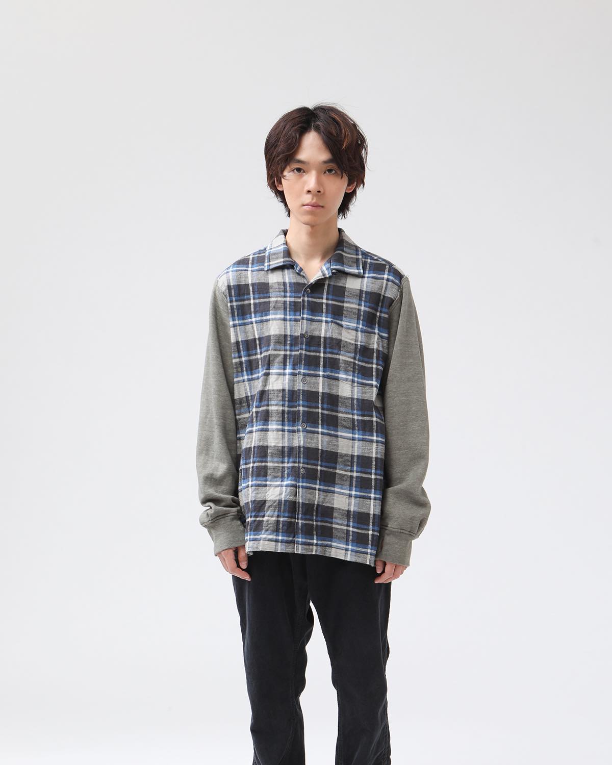 VOYAGER SHIRT COTTON SLUB FLANNEL CHECK