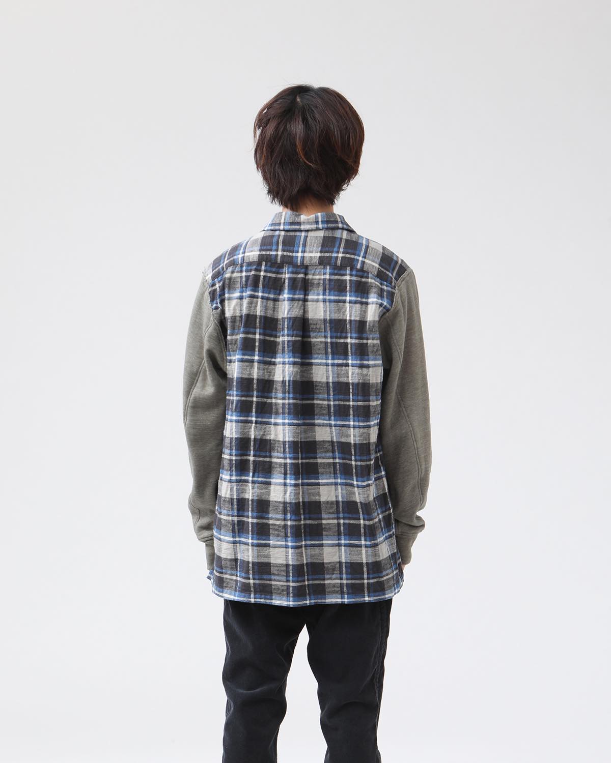 VOYAGER SHIRT COTTON SLUB FLANNEL CHECK