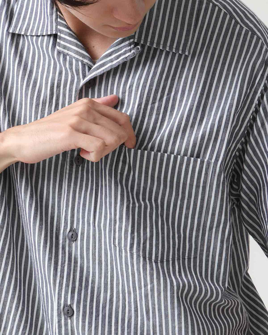 VOYAGER S/S SHIRT C/Li/Ra BROAD STRIPE – COVERCHORD