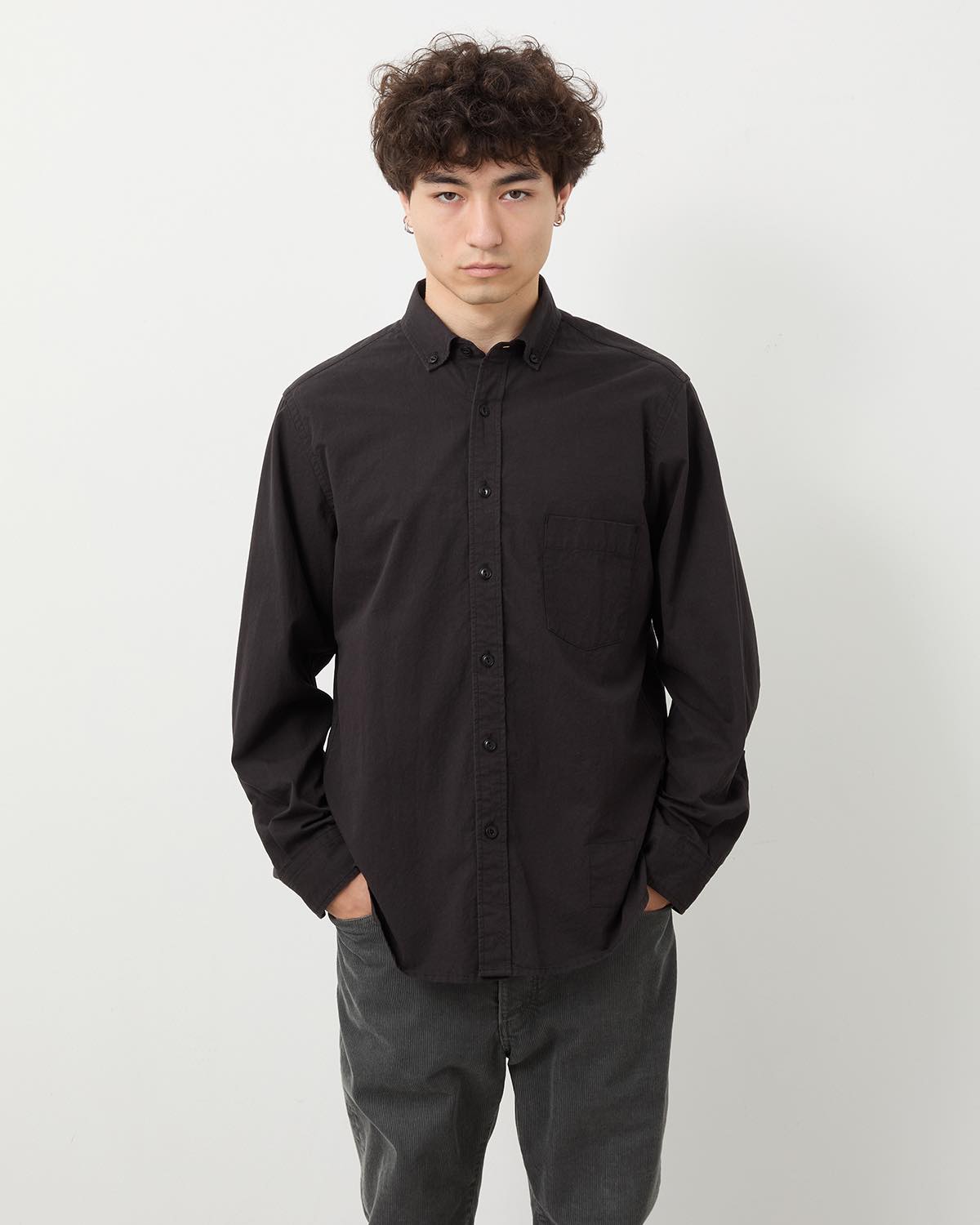 DWELLER B.D. SHIRT COTTON TYPEWRITER