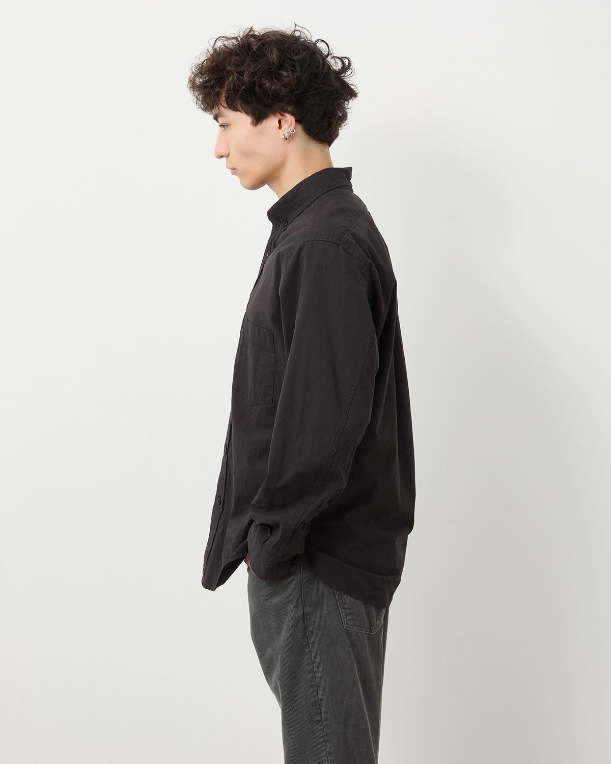 DWELLER B.D. SHIRT COTTON TYPEWRITER