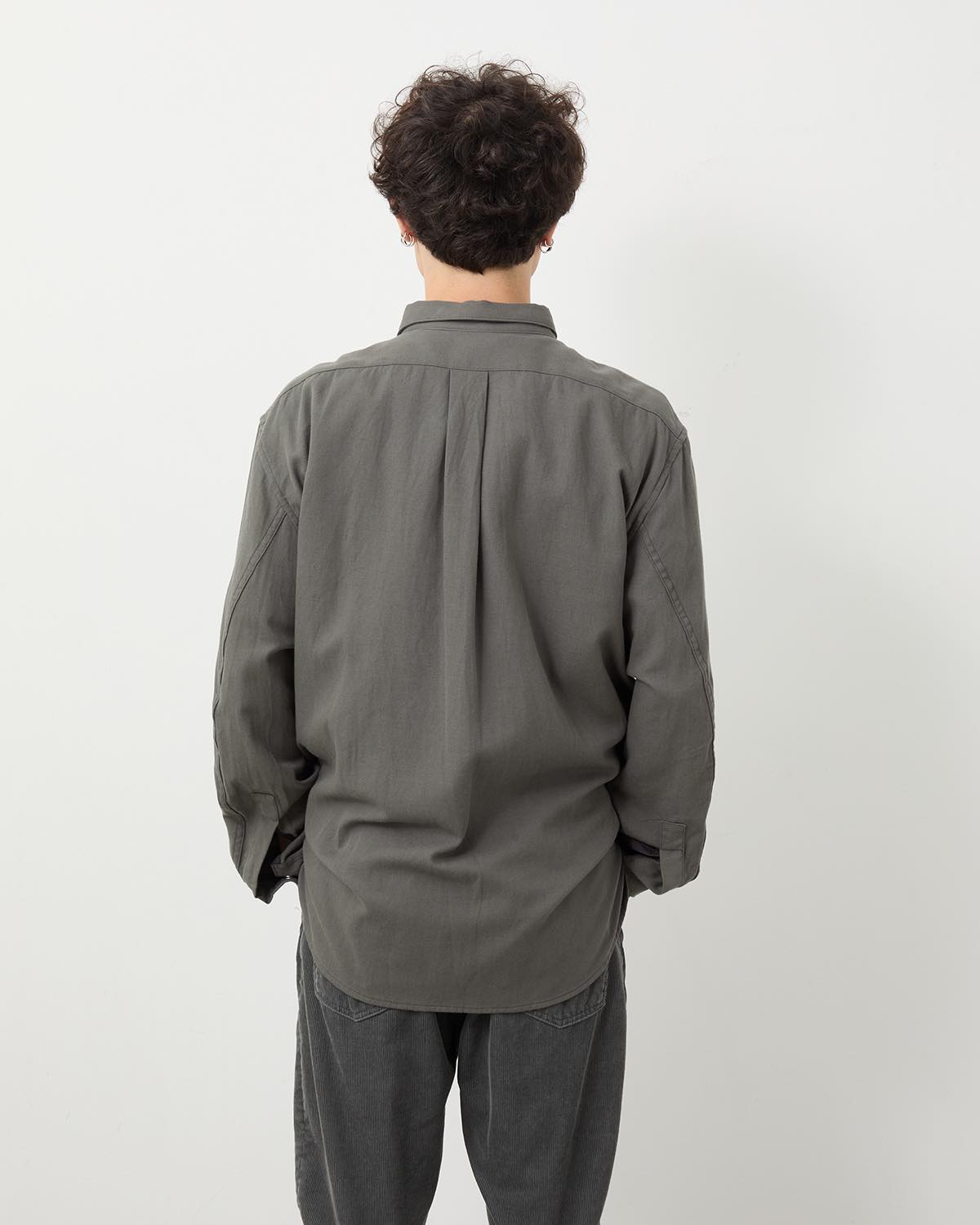 WORKER ZIP SHIRT C/Li TWILL