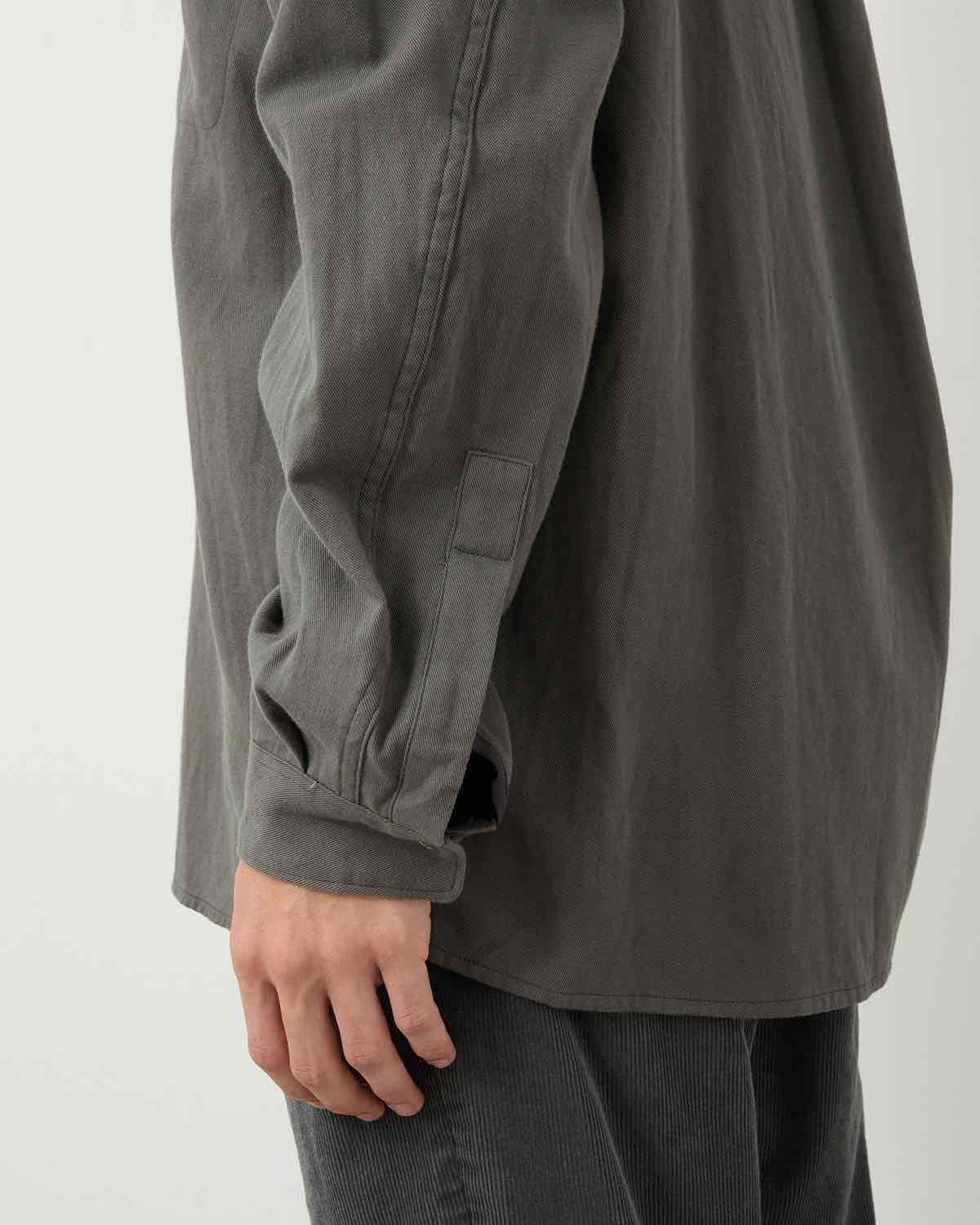 WORKER ZIP SHIRT C/Li TWILL