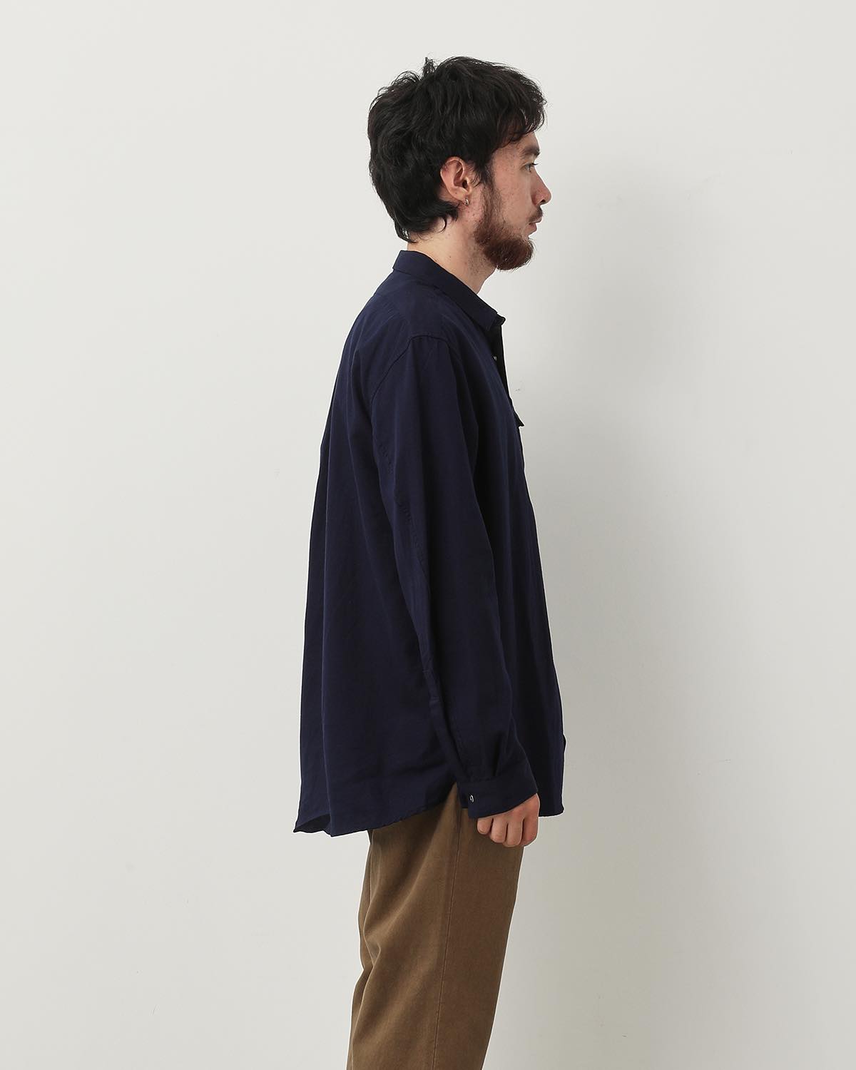 WORKER ZIP SHIRT C/Li TWILL