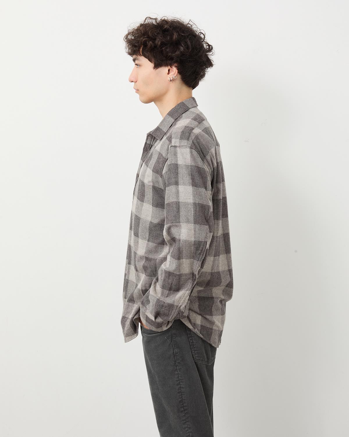 STRANGER SHIRT C/W FLANNEL BLOCK CHECK