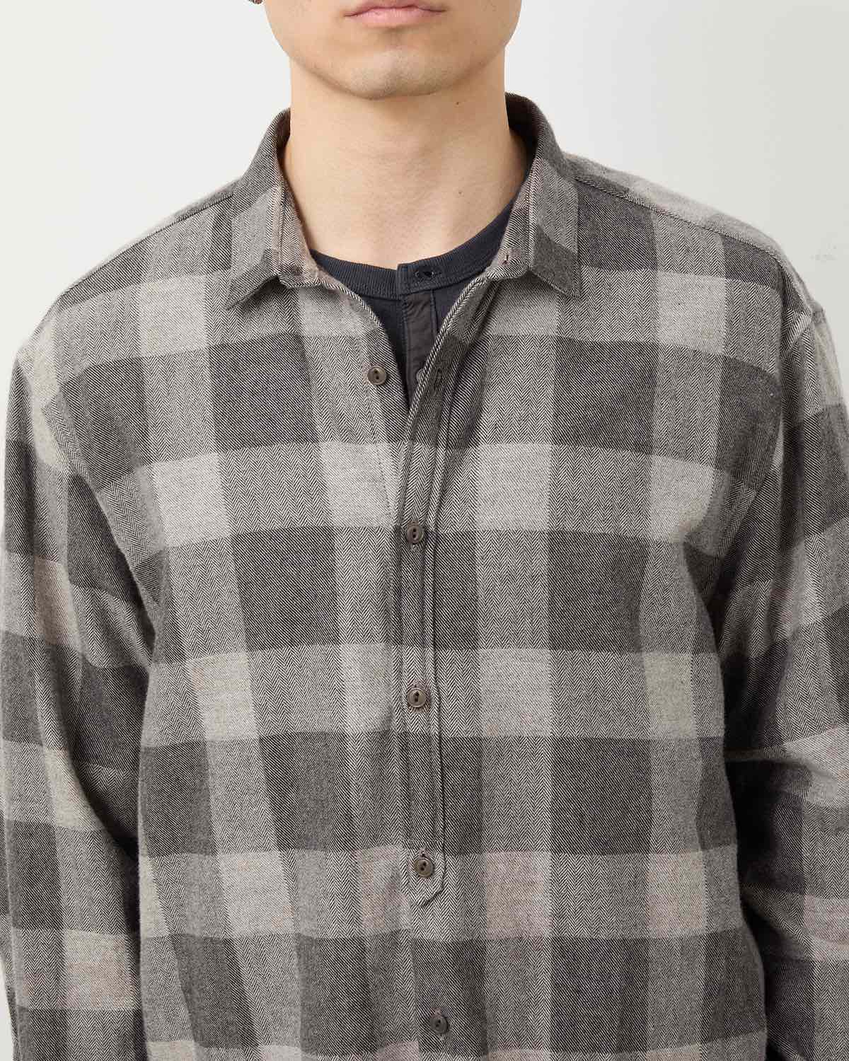 STRANGER SHIRT C/W FLANNEL BLOCK CHECK