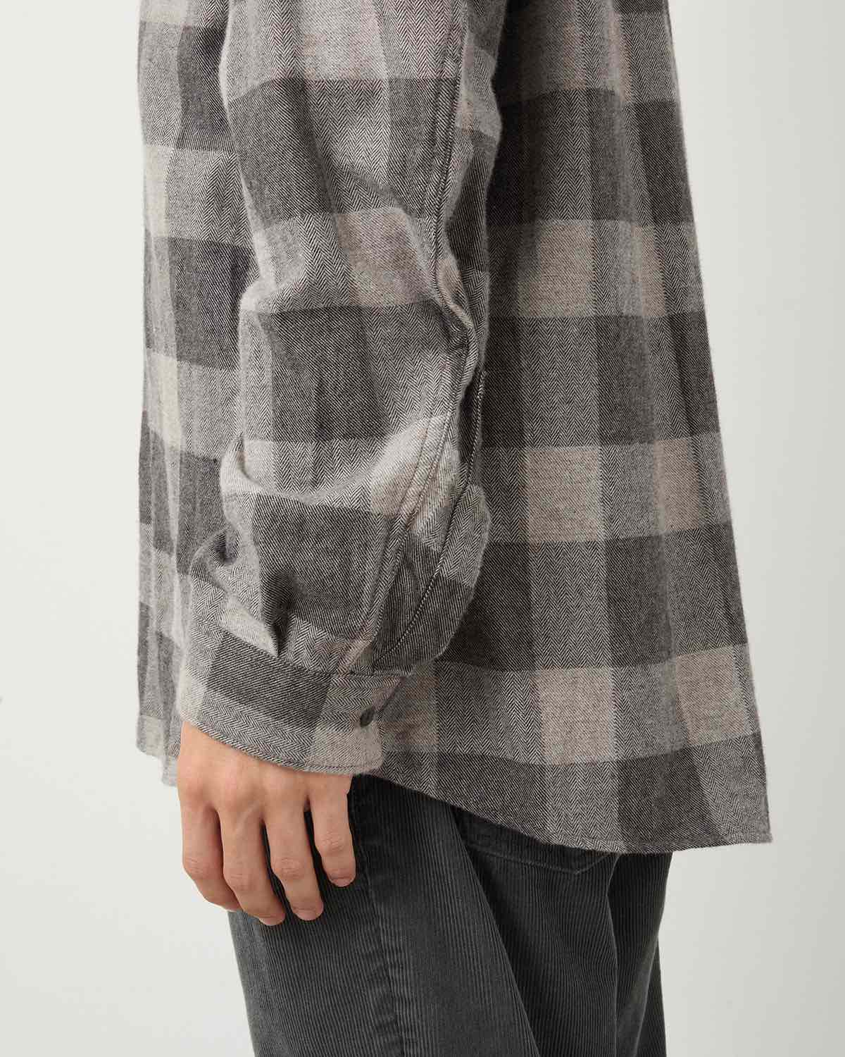 STRANGER SHIRT C/W FLANNEL BLOCK CHECK