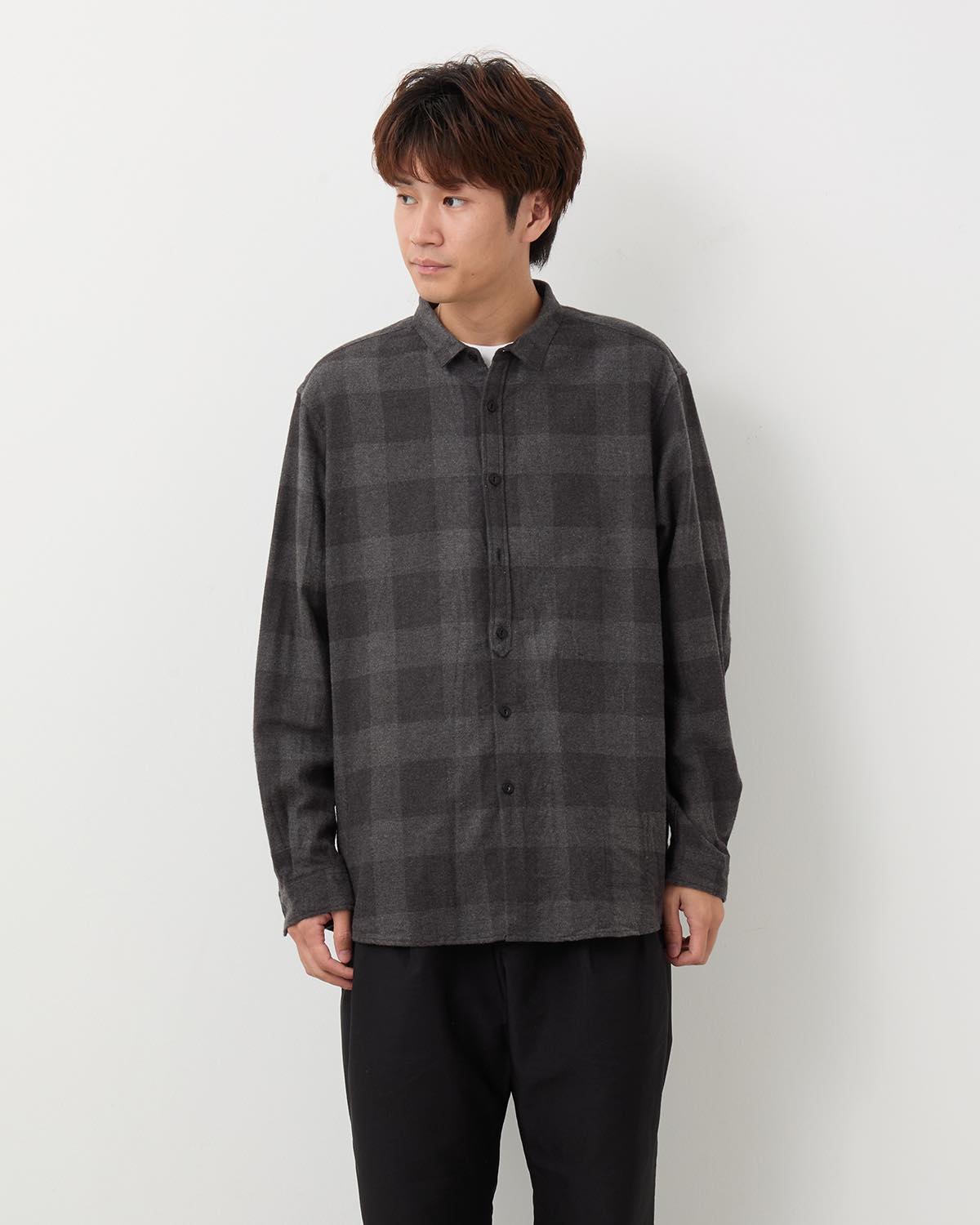 STRANGER SHIRT C/W FLANNEL BLOCK CHECK