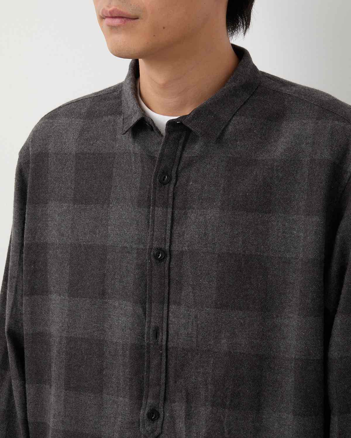 STRANGER SHIRT C/W FLANNEL BLOCK CHECK