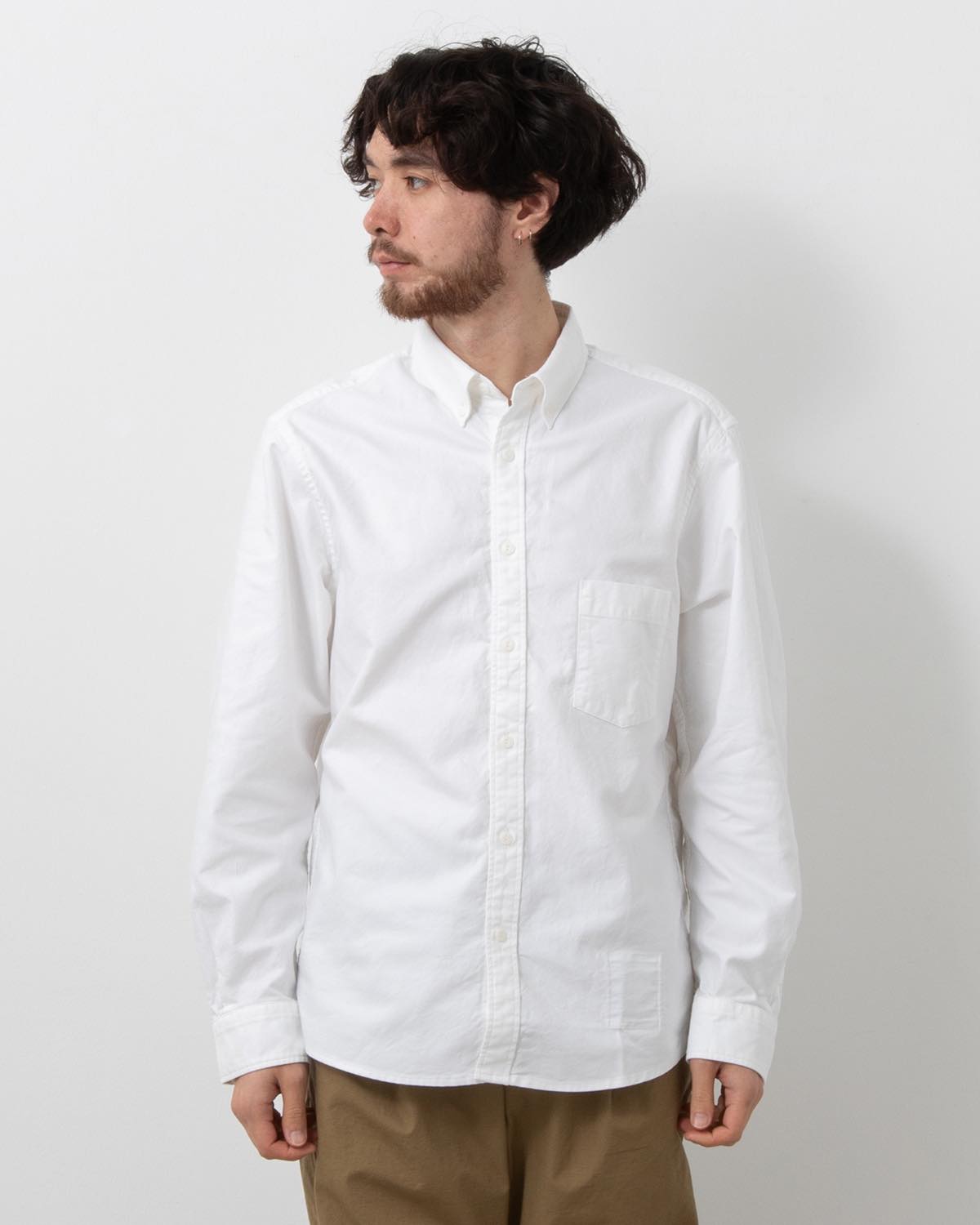 DWELLER B.D. L/S SHIRT COTTON OXFORD