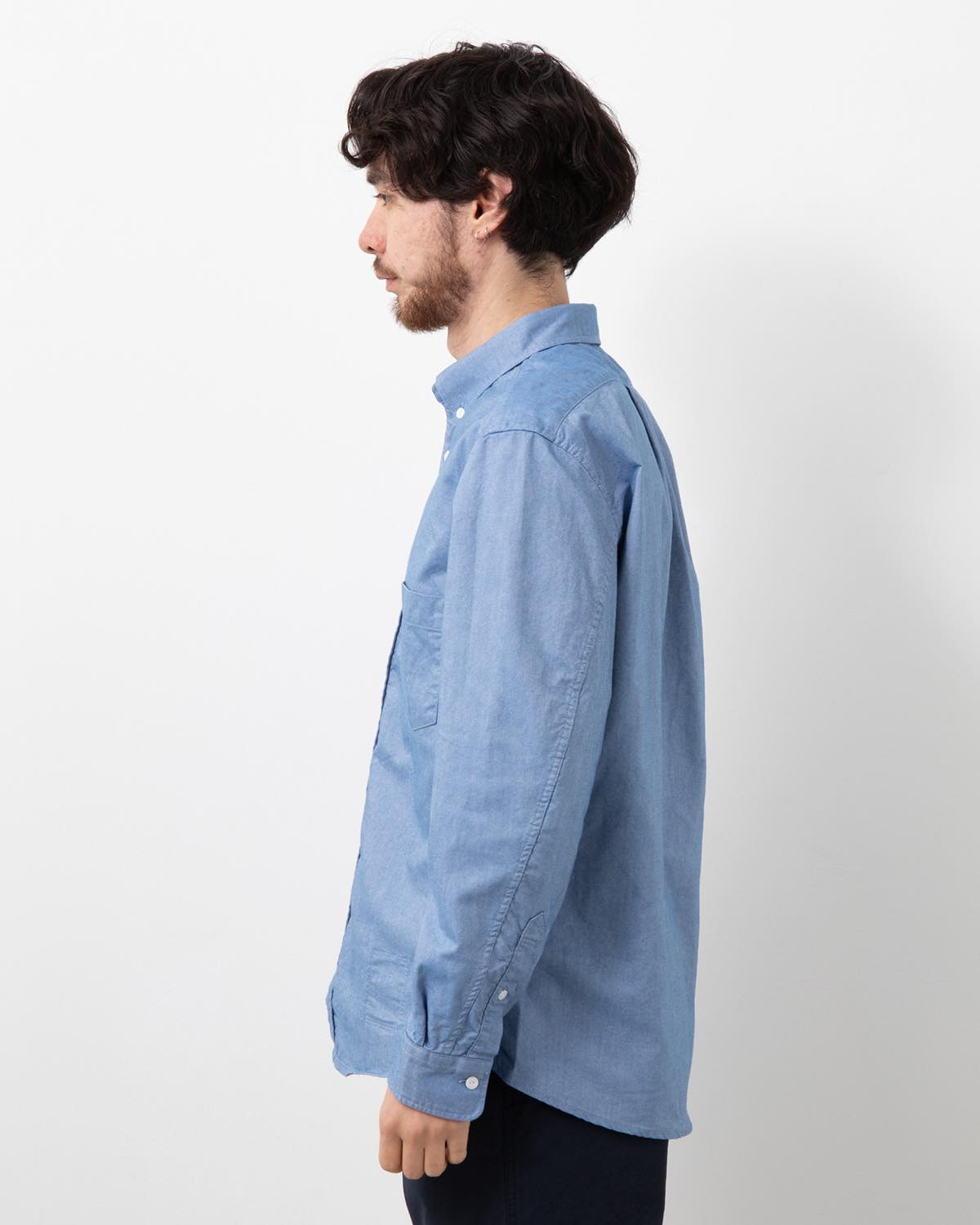 DWELLER B.D. L/S SHIRT COTTON OXFORD