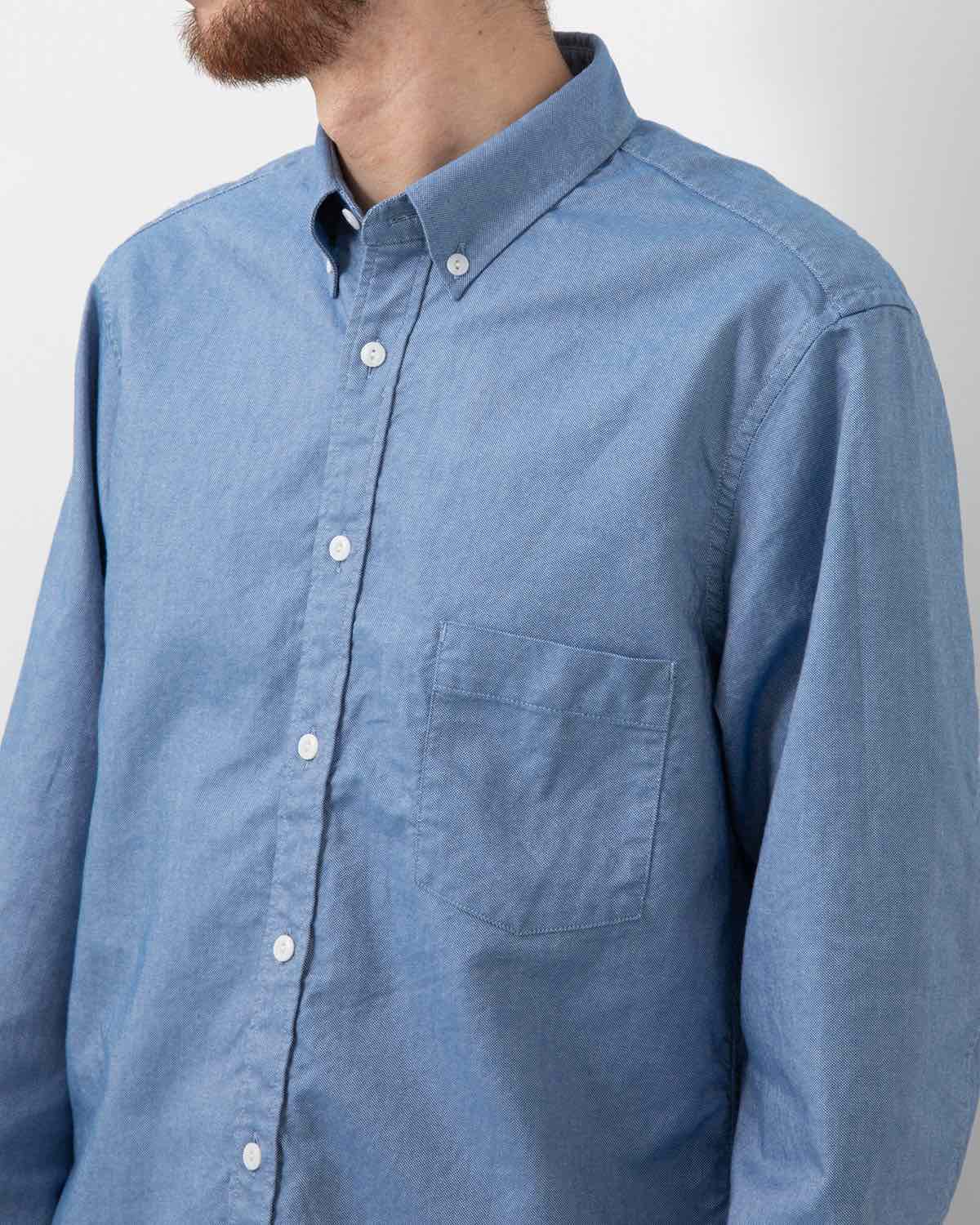 DWELLER B.D. L/S SHIRT COTTON OXFORD