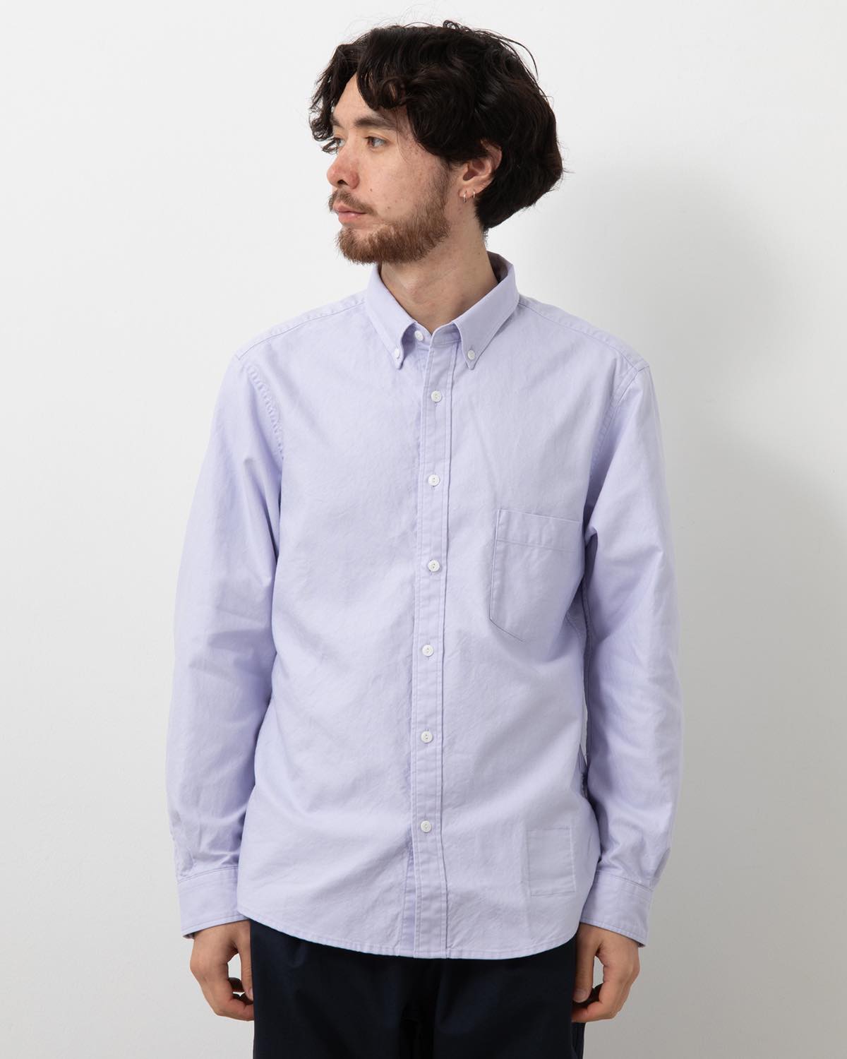 DWELLER B.D. L/S SHIRT COTTON OXFORD