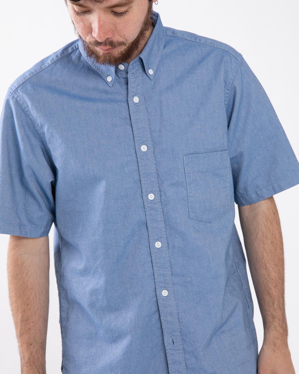 DWELLER B.D. S/S SHIRT COTTON OXFORD