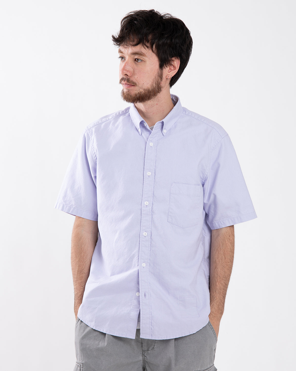 DWELLER B.D. S/S SHIRT COTTON OXFORD