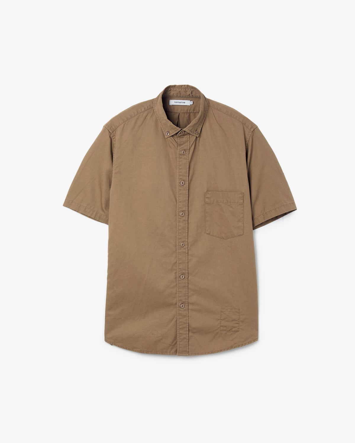 DWELLER B.D. S/S SHIRT C/Li TWILL PIGMENT DYE