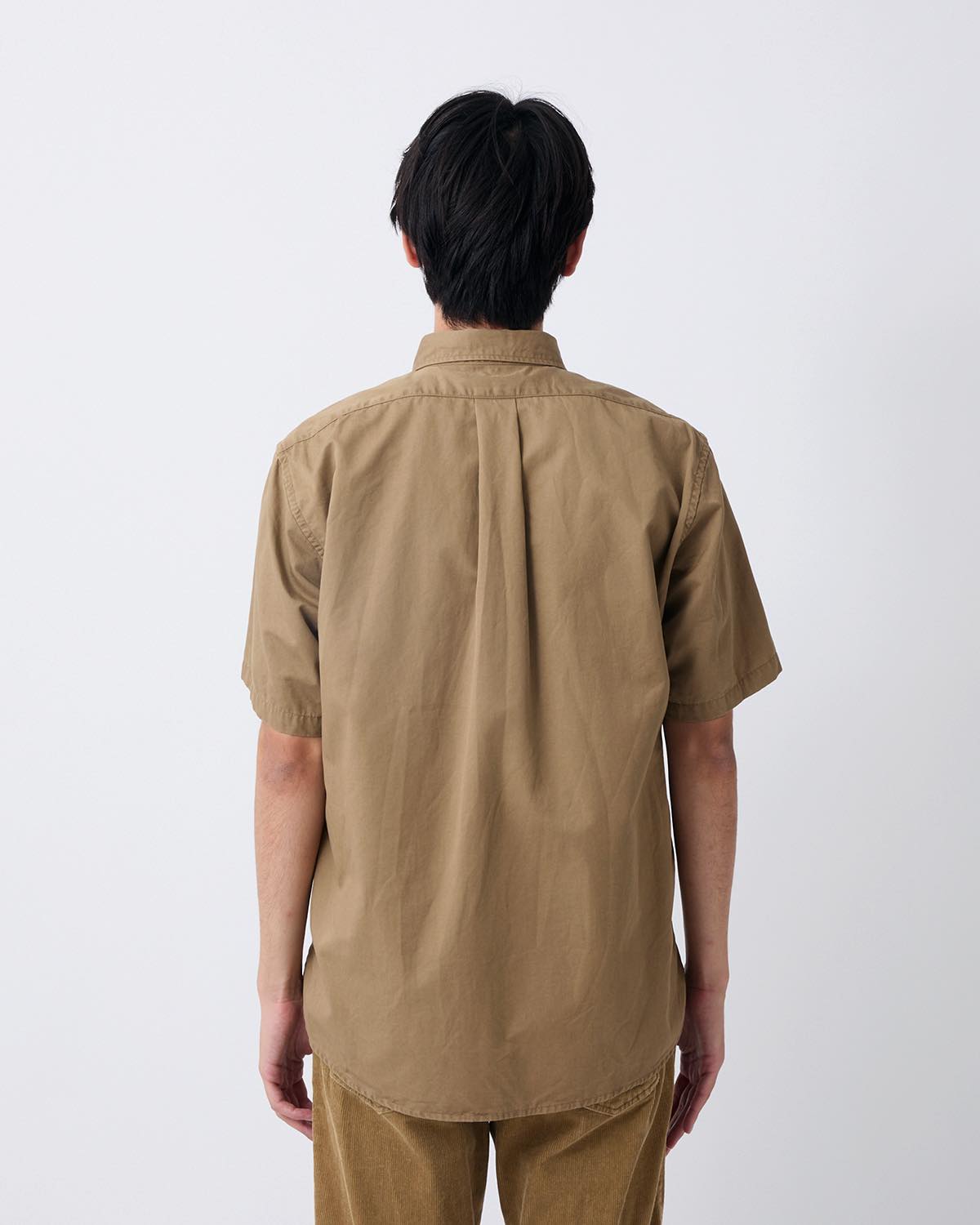 DWELLER B.D. S/S SHIRT C/Li TWILL PIGMENT DYE