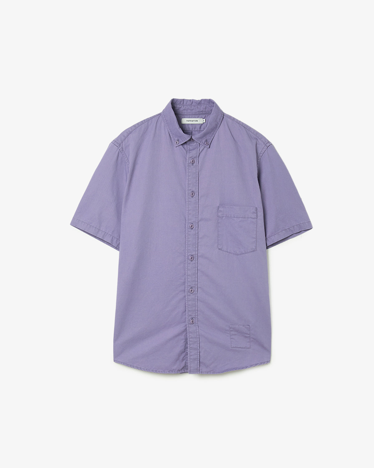 DWELLER B.D. S/S SHIRT C/Li TWILL PIGMENT DYE