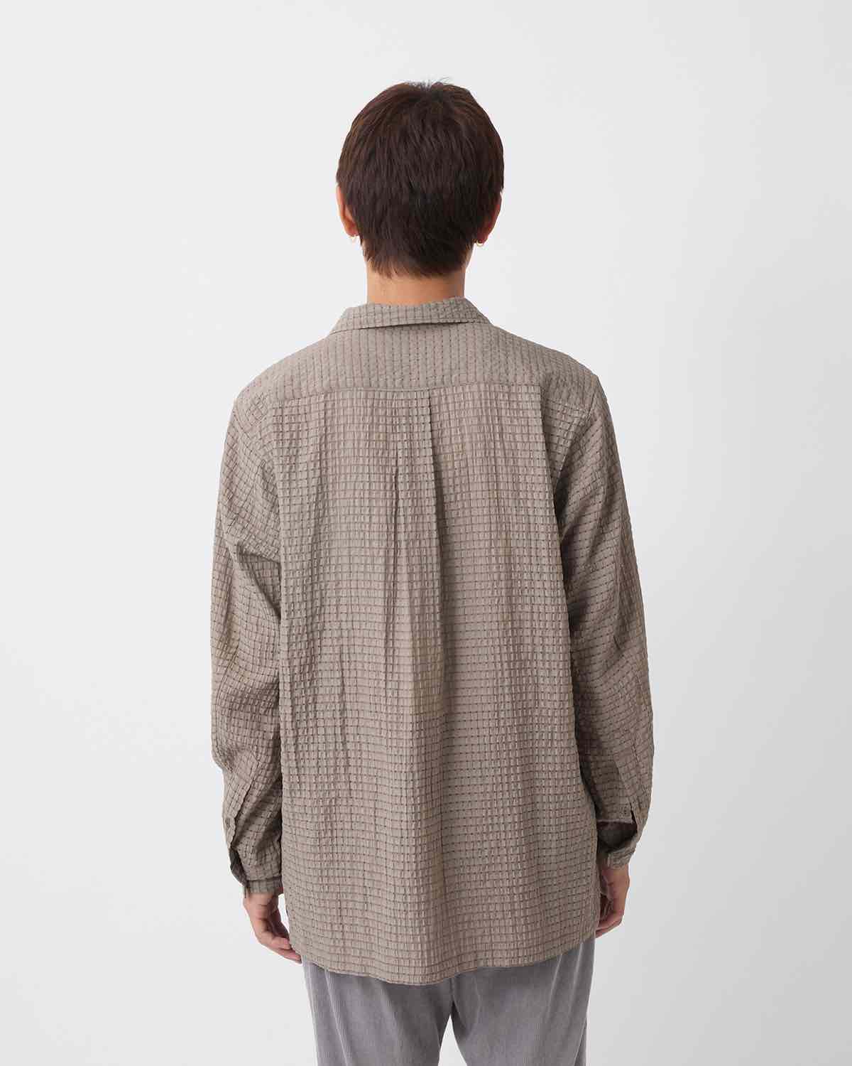 VOYAGER L/S SHIRT R/P/N DOBBY CHECK
