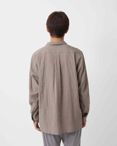 VOYAGER L/S SHIRT R/P/N DOBBY CHECK