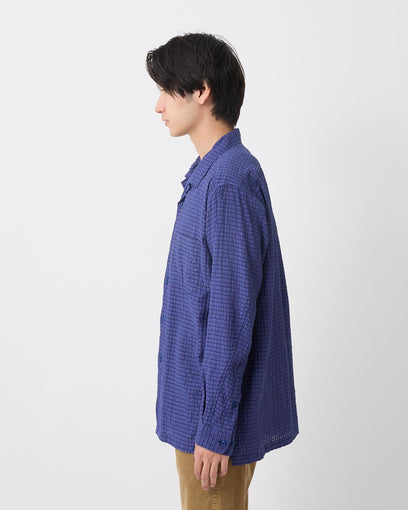 VOYAGER L/S SHIRT R/P/N DOBBY CHECK