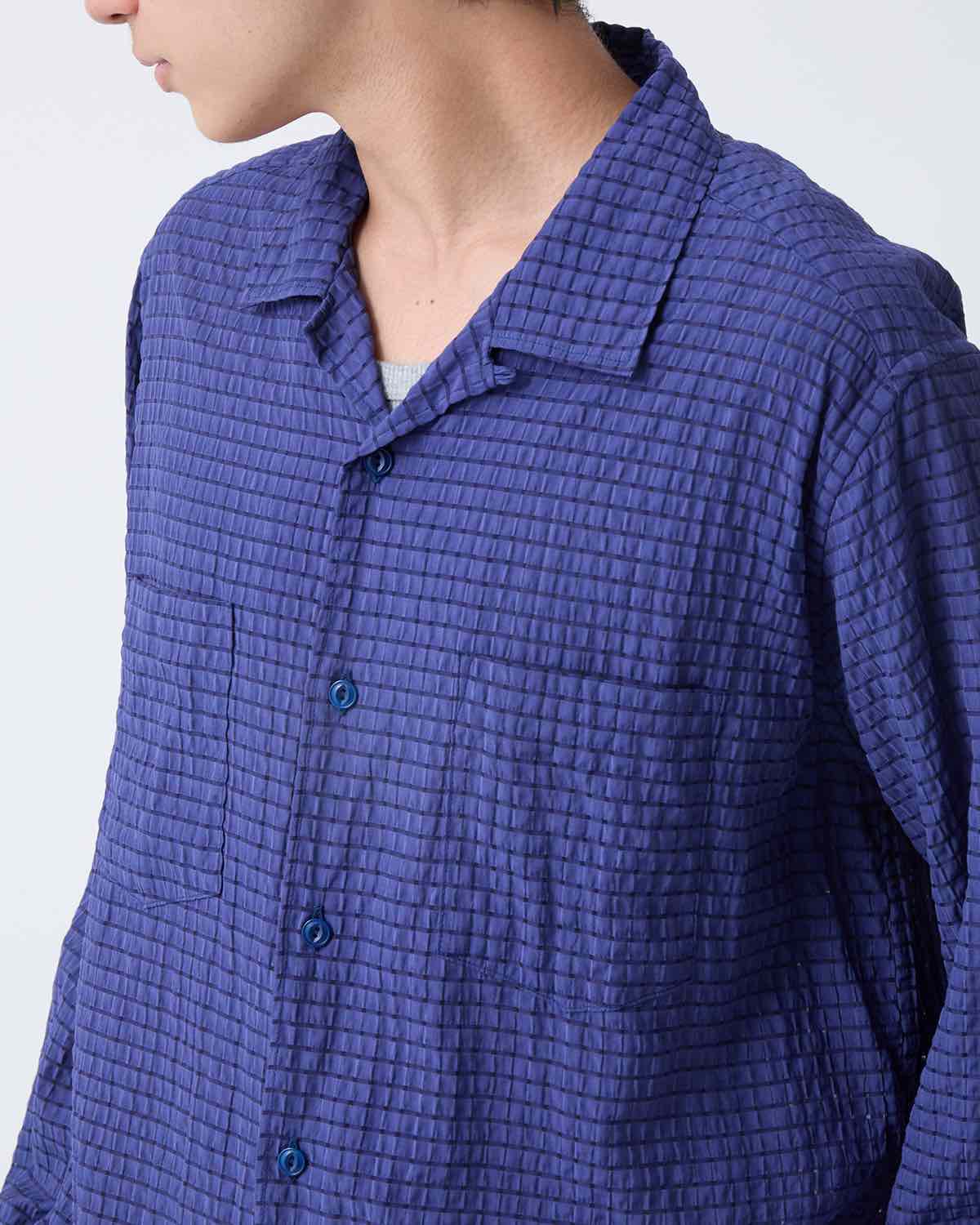 VOYAGER L/S SHIRT R/P/N DOBBY CHECK