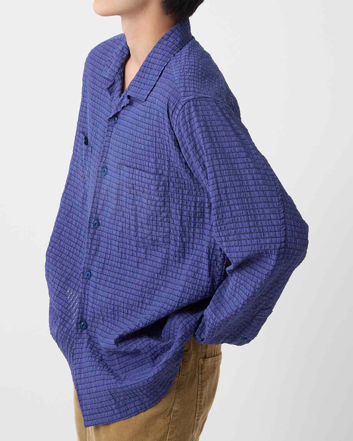 VOYAGER L/S SHIRT R/P/N DOBBY CHECK