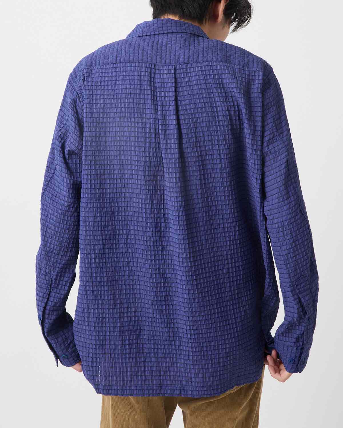 VOYAGER L/S SHIRT R/P/N DOBBY CHECK