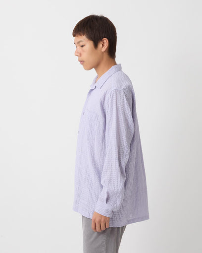VOYAGER L/S SHIRT R/P/N DOBBY CHECK