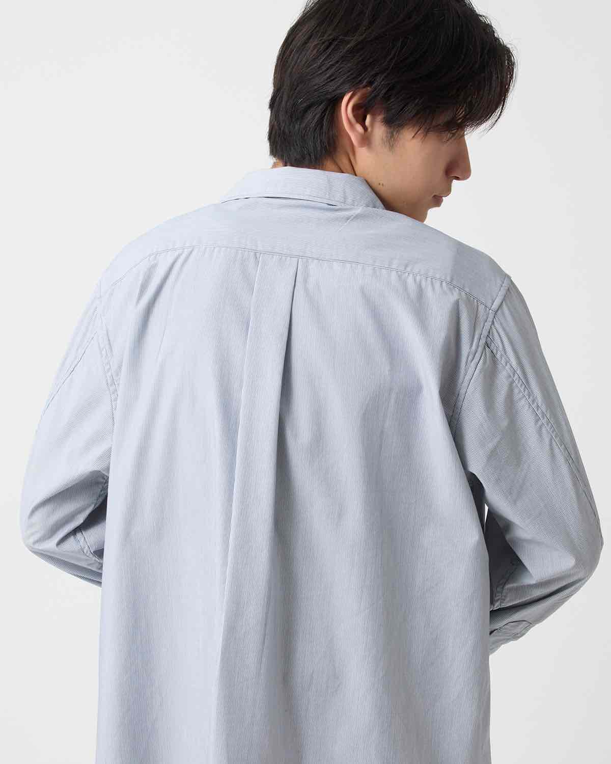 VOYAGER L/S SHIRT P/R HAIRLINE STRIPE