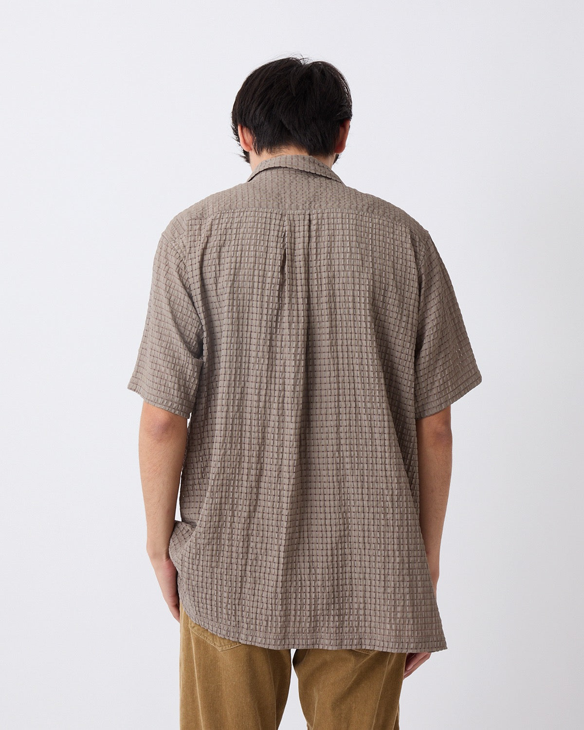 VOYAGER  S/S SHIRT R/P/N DOBBY CHECK