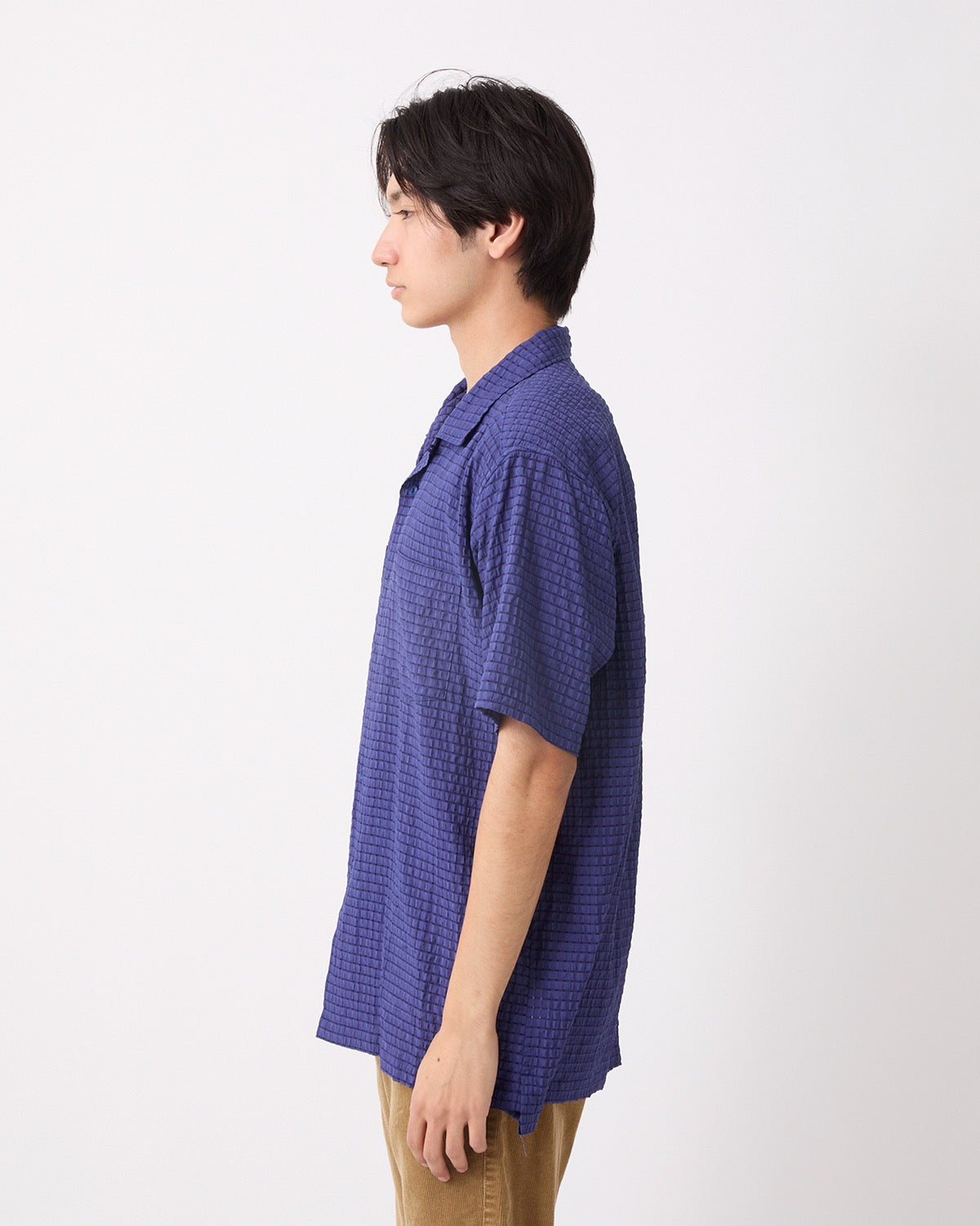 VOYAGER  S/S SHIRT R/P/N DOBBY CHECK