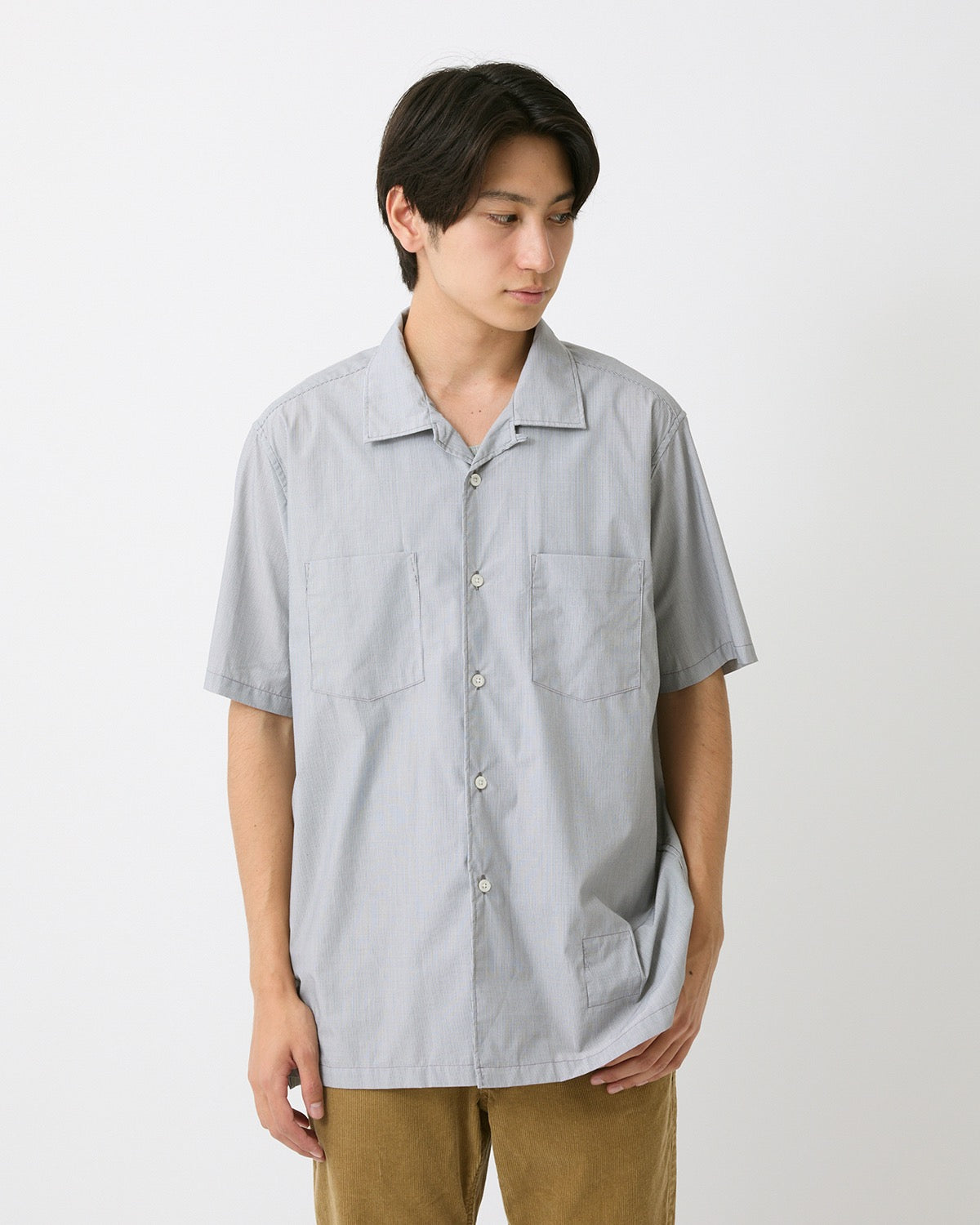 VOYAGER S/S SHIRT P/R HAIRLINE STRIPE