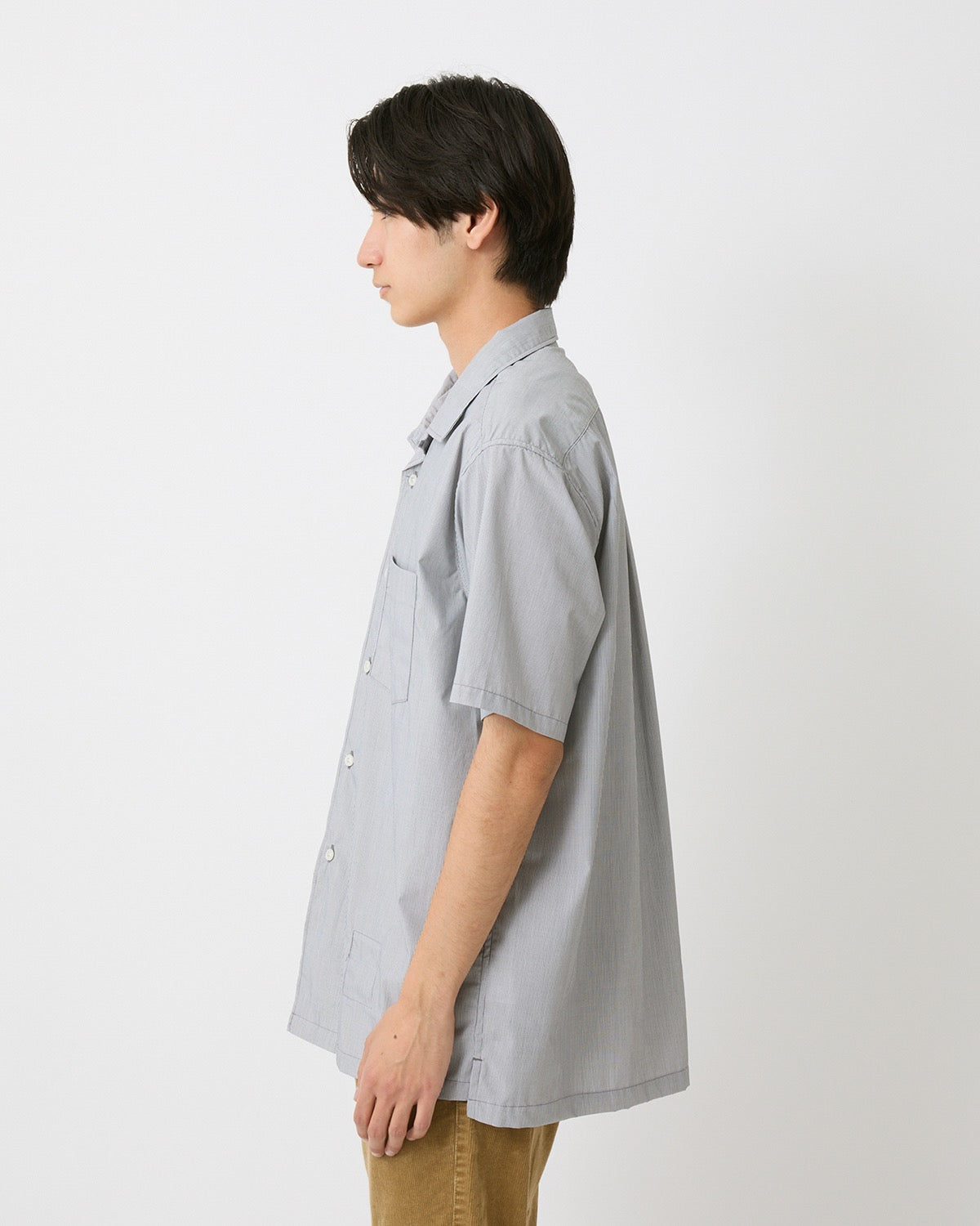 VOYAGER S/S SHIRT P/R HAIRLINE STRIPE