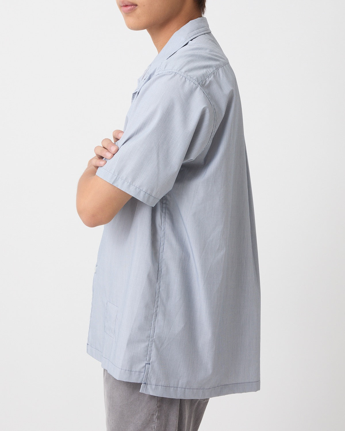 VOYAGER S/S SHIRT P/R HAIRLINE STRIPE