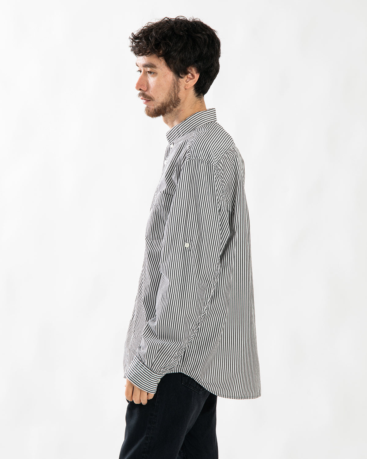 OFFICER B.D. L/S SHIRT COTTON LONDON STRIPE