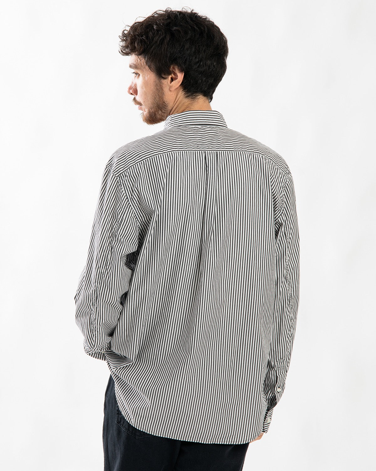 OFFICER B.D. L/S SHIRT COTTON LONDON STRIPE