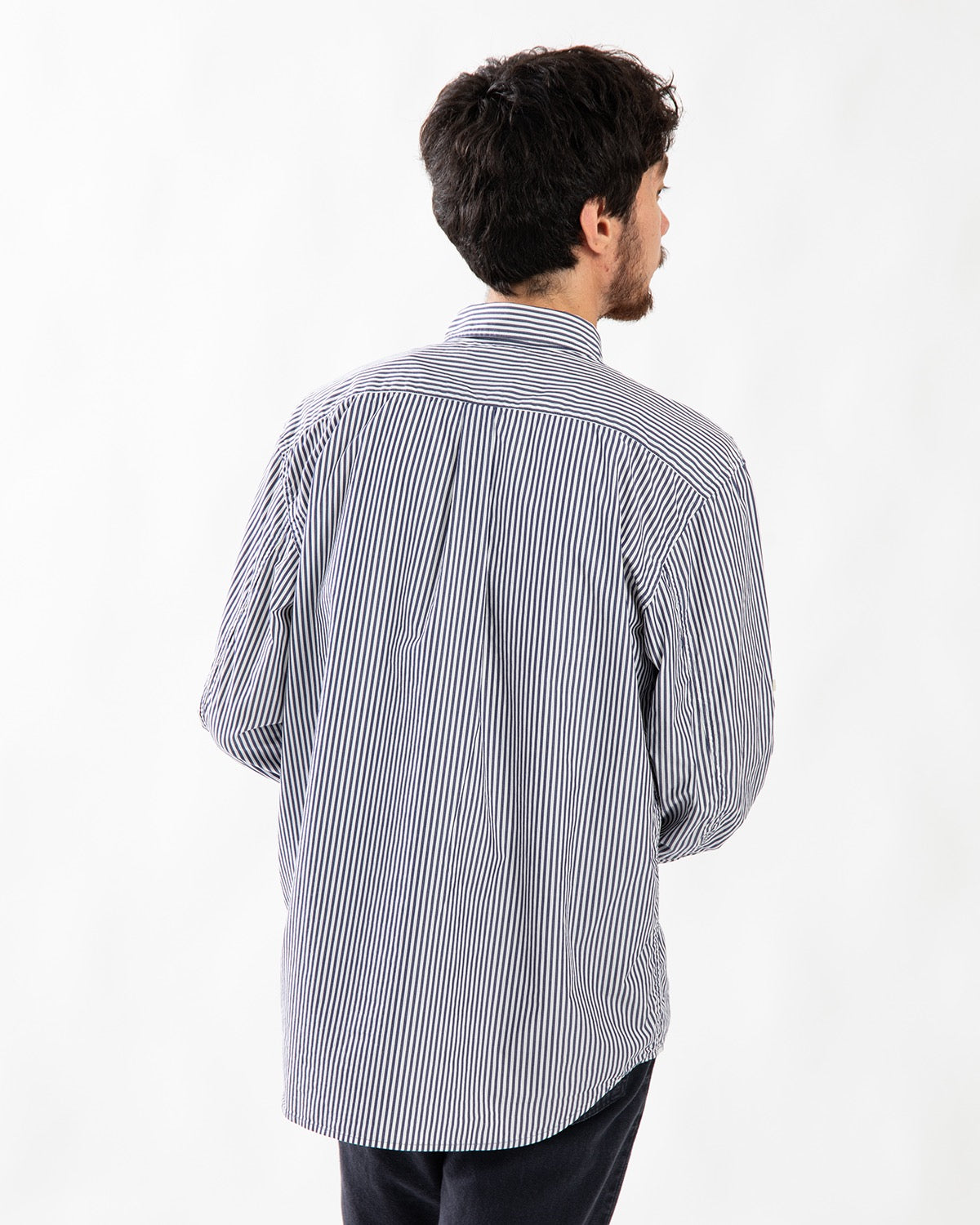 OFFICER B.D. L/S SHIRT COTTON LONDON STRIPE