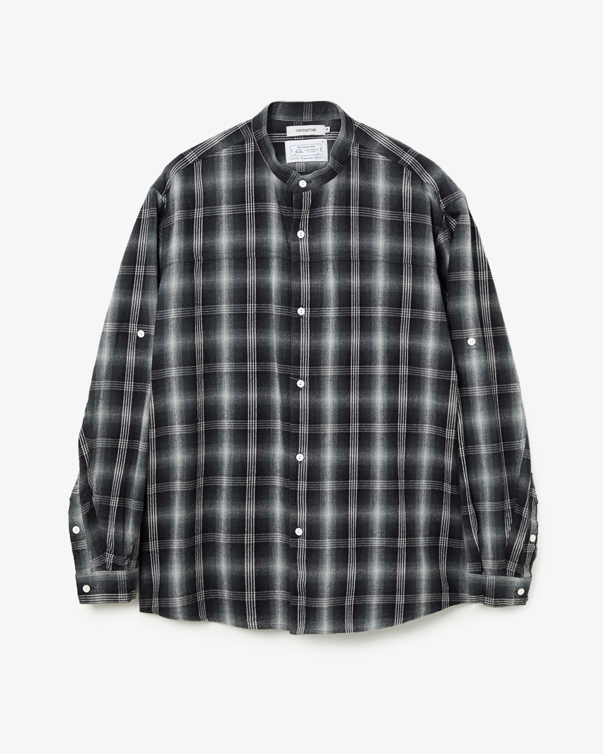 Rafu × nonnative WORKER L/S SHIRT COTTON TWILL OMBRE CHECK