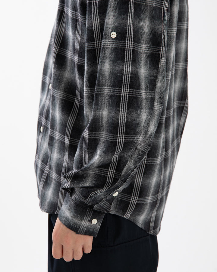 Rafu × nonnative WORKER L/S SHIRT COTTON TWILL OMBRE CHECK