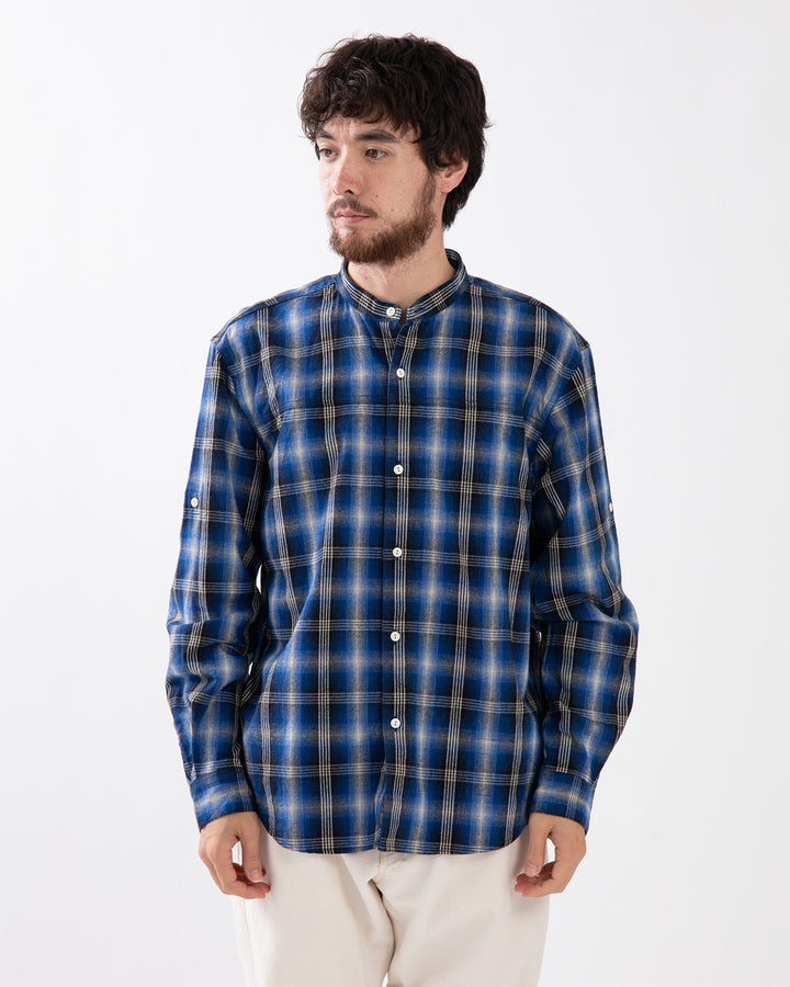 Rafu × nonnative WORKER L/S SHIRT COTTON TWILL OMBRE CHECK