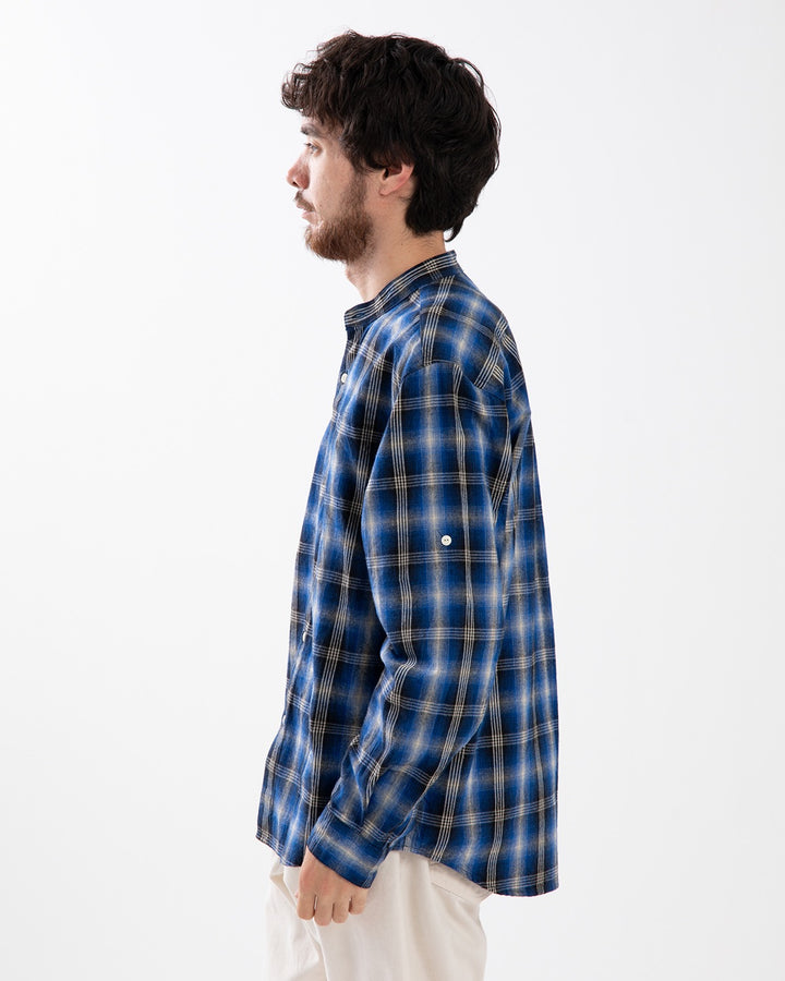 Rafu × nonnative WORKER L/S SHIRT COTTON TWILL OMBRE CHECK
