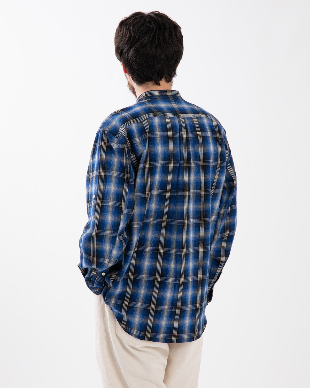 Rafu × nonnative WORKER L/S SHIRT COTTON TWILL OMBRE CHECK