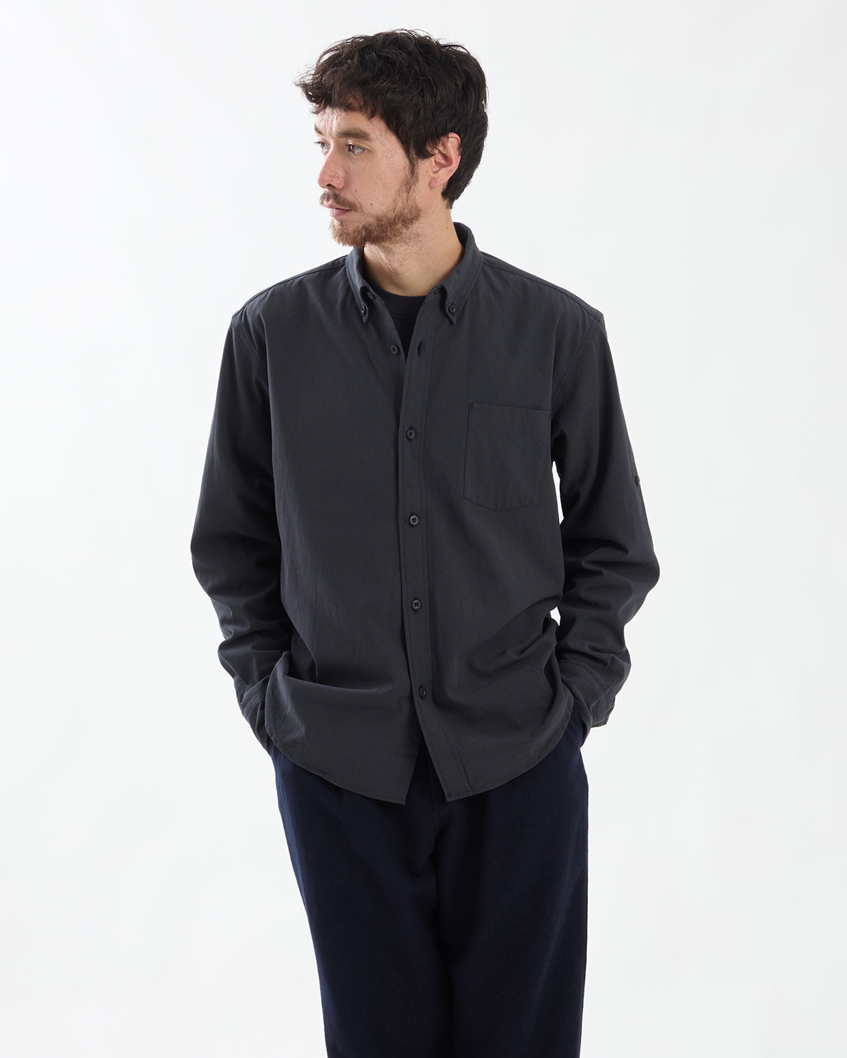 OFFICER B.D. L/S SHIRT COTTON HIGH TWISTED GABARDINE