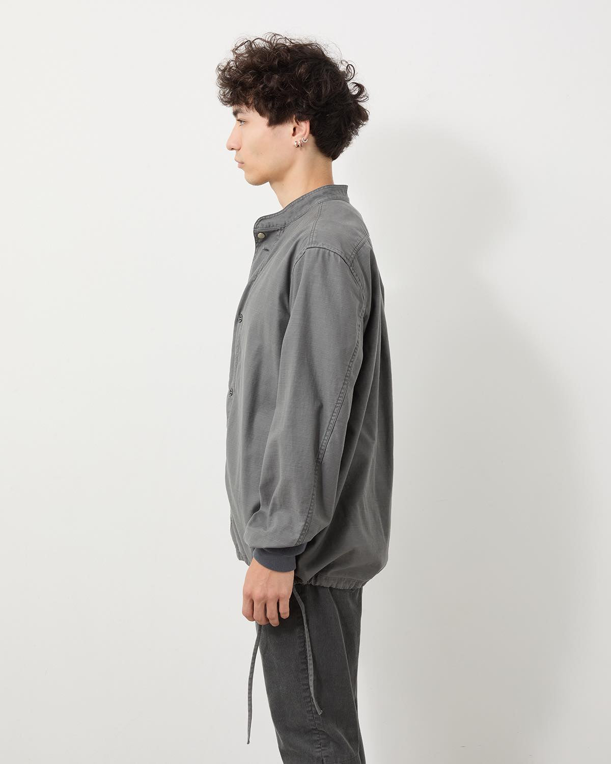 TROOPER SHIRT JACKET COTTON BACKSATIN PIGMENT DYE